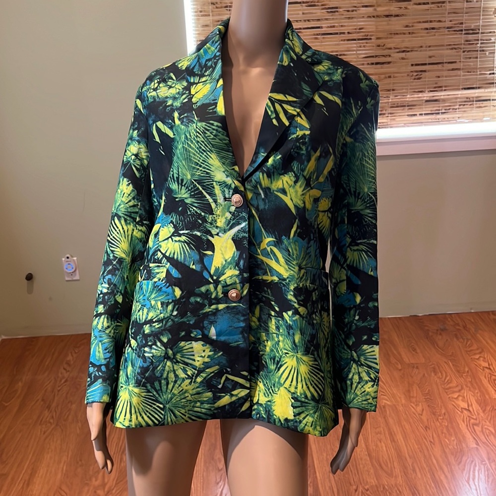 Zcrave Neon Multi-colored Lined Blazer Size S
